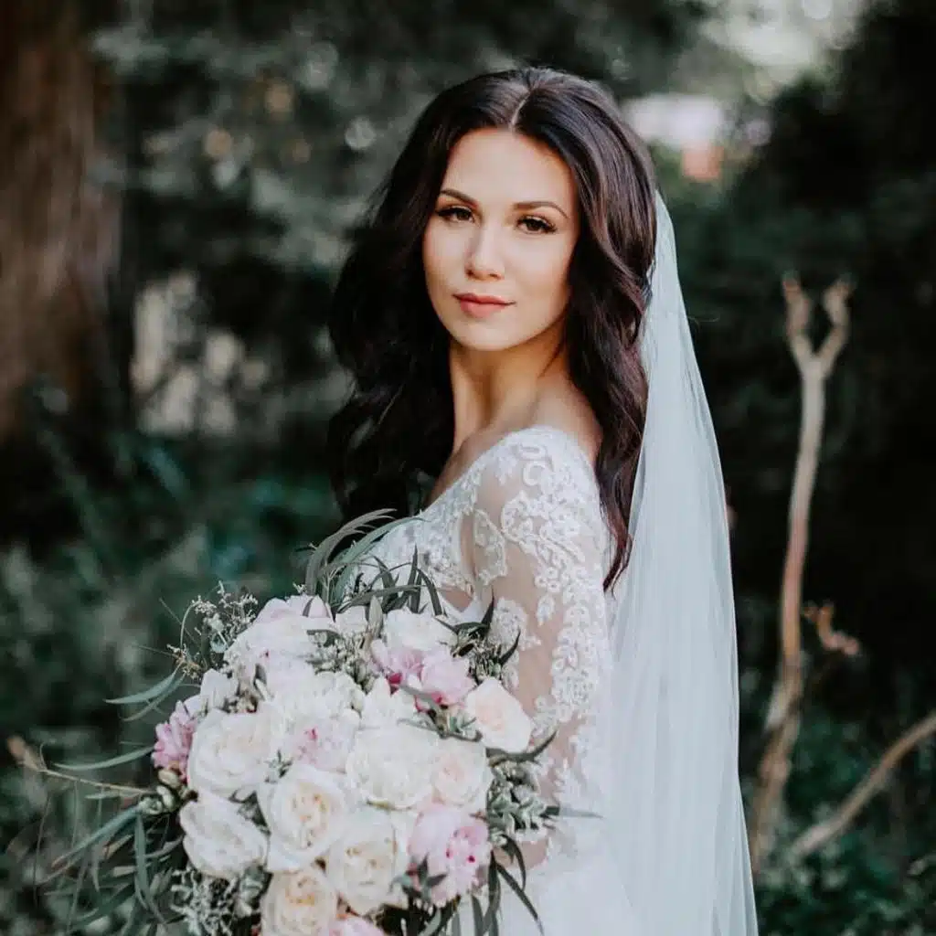 Bridal hair and makeup by Julia Vee Artistry