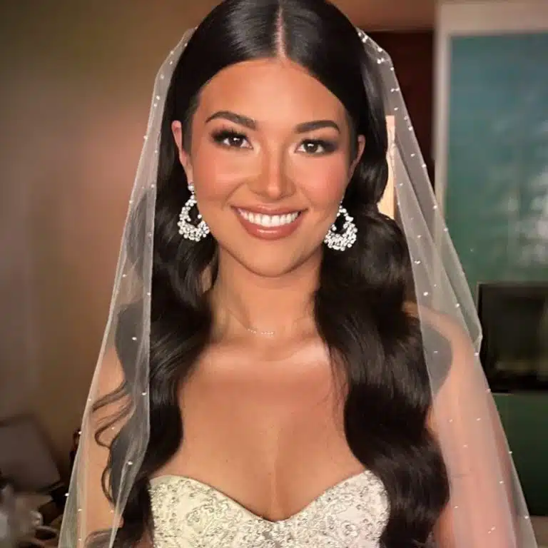 Bridal hair and makeup by Julia Vee Artistry