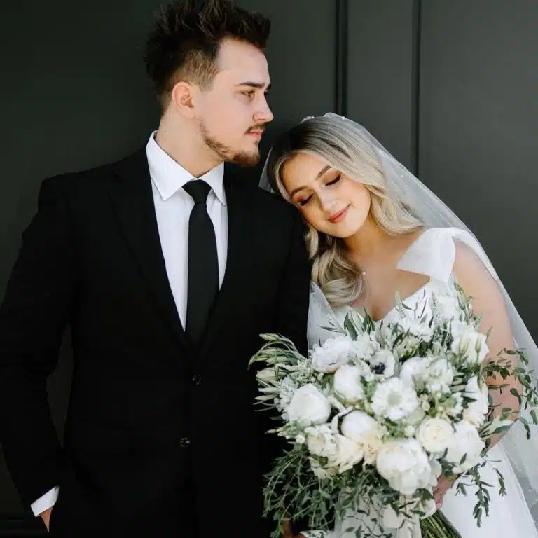Bridal hair and makeup by Julia Vee Artistry