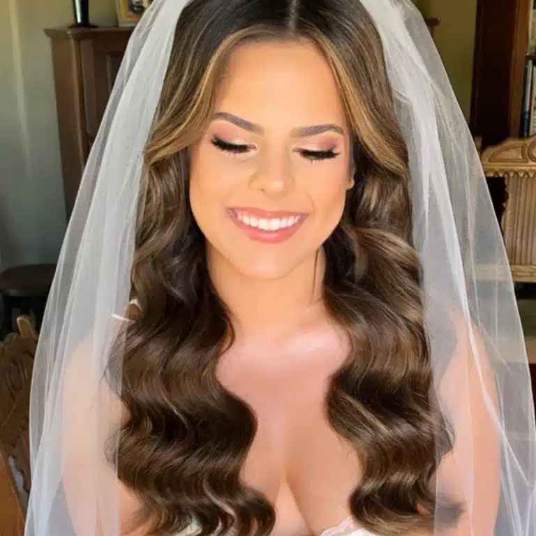Bridal hair and makeup by Julia Vee Artistry