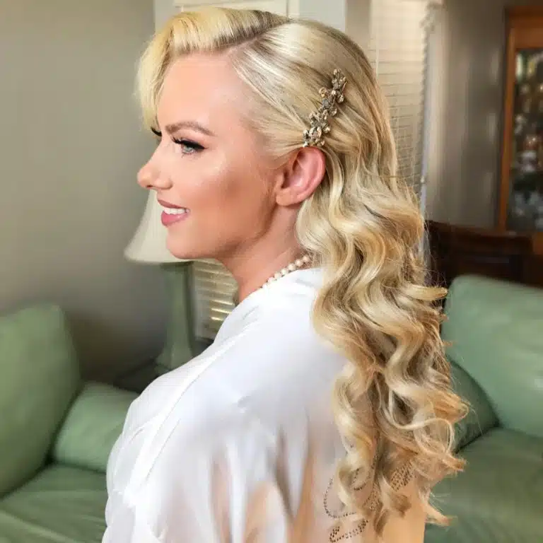 Bridal hair and makeup by Julia Vee Artistry