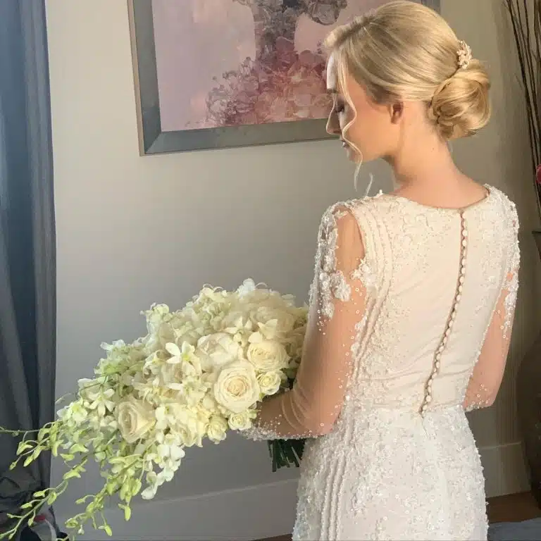 Bridal hair and makeup by Julia Vee Artistry
