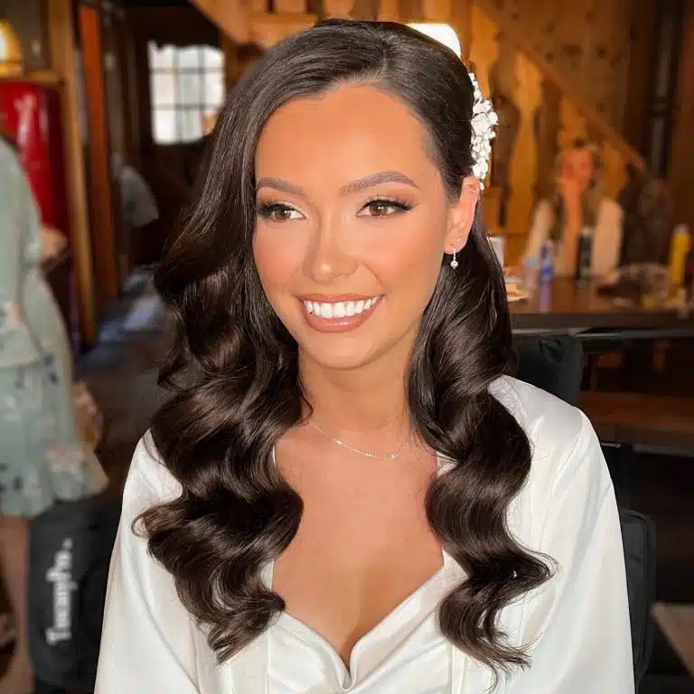Bridal hair and makeup by Julia Vee Artistry