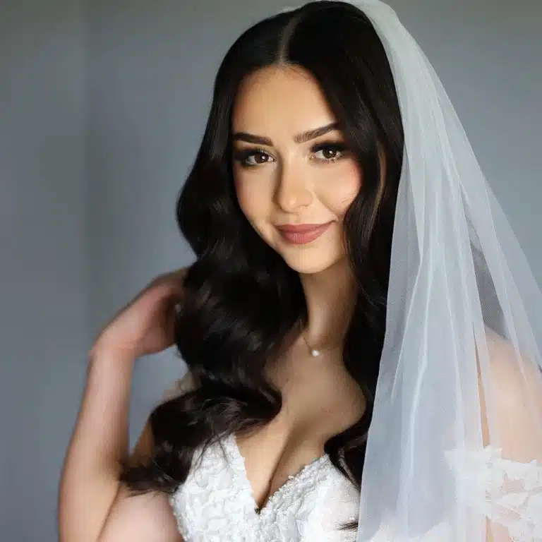 Bridal hair and makeup by Julia Vee Artistry